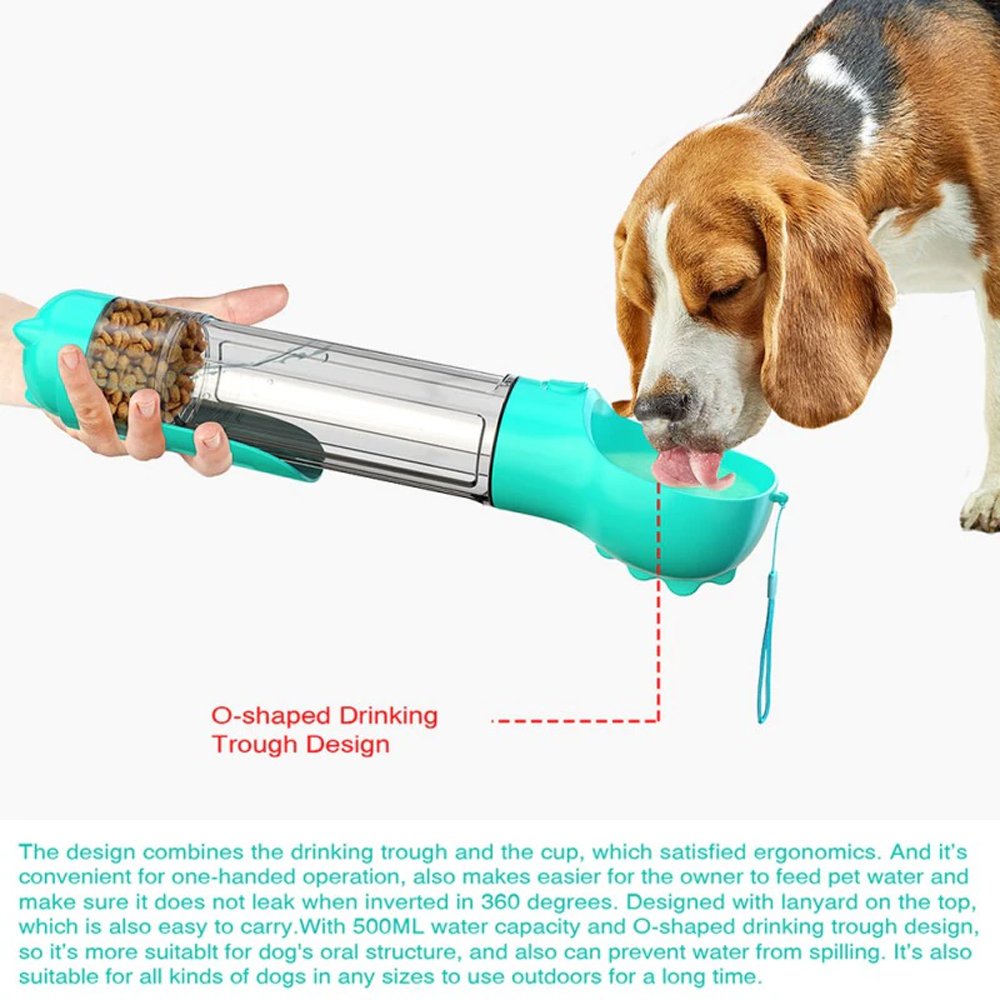 Multifunctional Outdoor Travel Pet Feeder and Poop Scooper_5